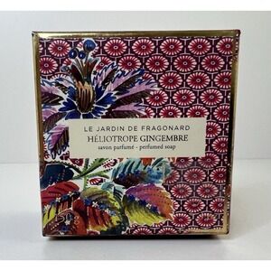 Le Jardin De Fragonard Heliotrope Gingembre Perfumed Soap & Dish Savon Parfume